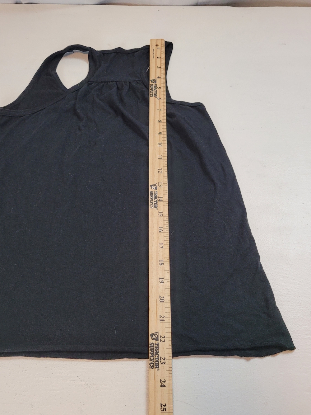 Basic Black Racerback Tank Top - Picture 6 of 7